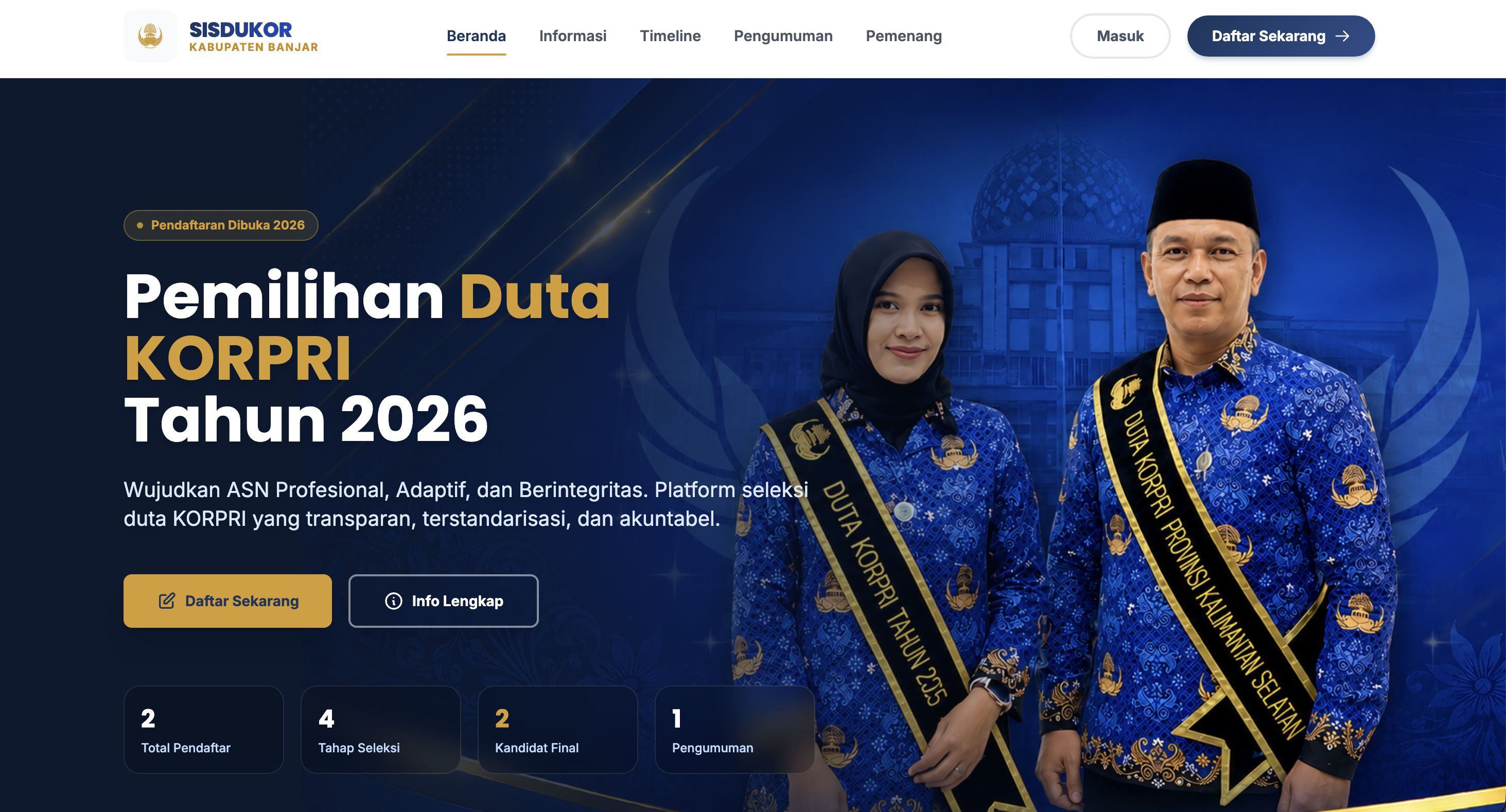 SISDUKOR SISTEM INFORMASI DUTA KORPRI Alternate